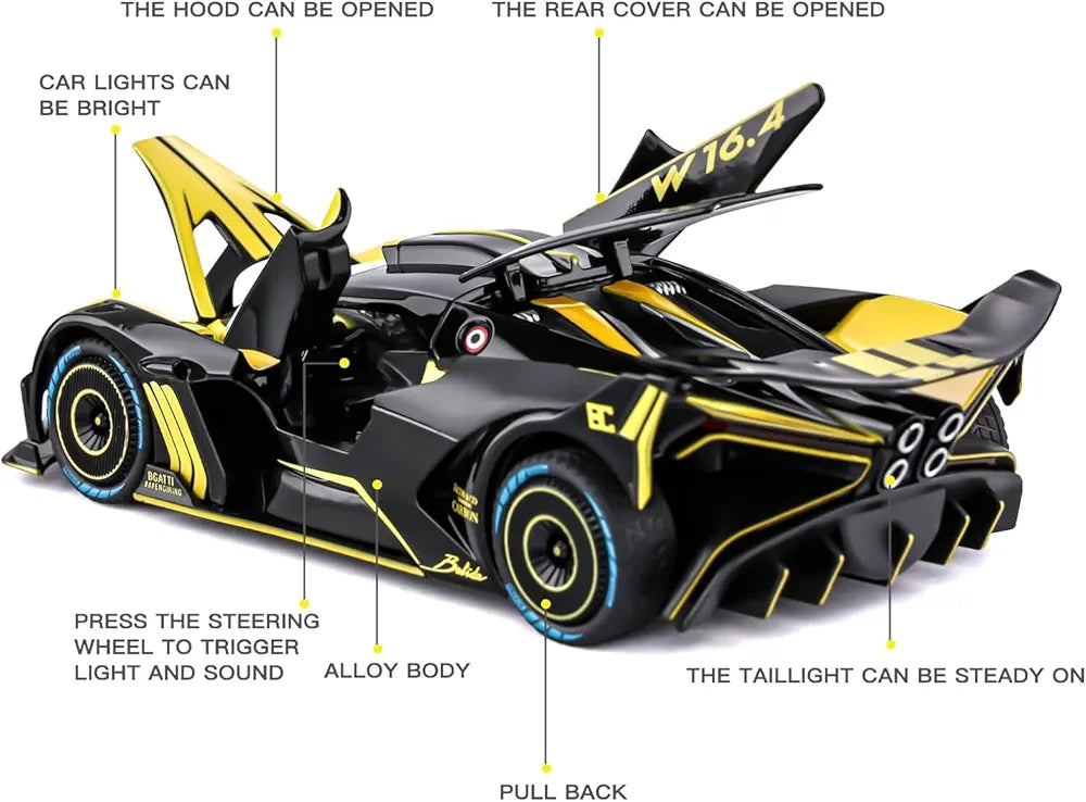 Bugatti Bolide 1:24 Die-Cast Scale Model