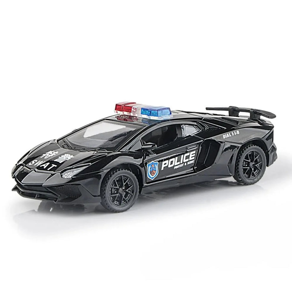 Lamborghini LP750-4 Police Car 1:32 Die-Cast Scale Model