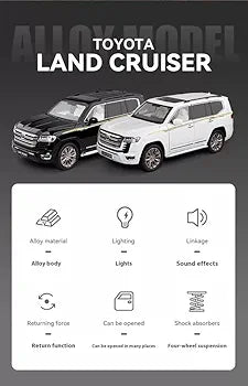 Toyota Land Cruiser SUV 1:18 Die-Cast Car