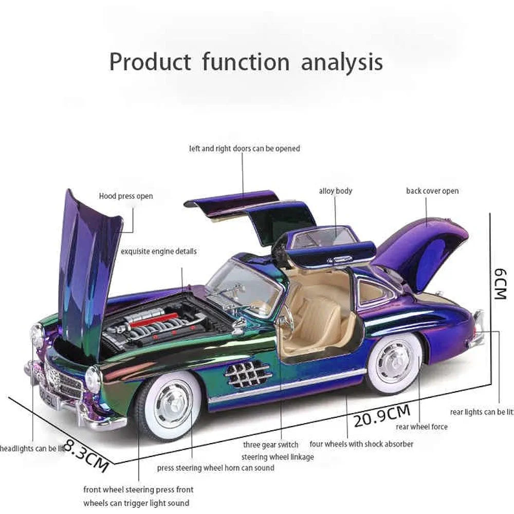 Mercedes-Benz 300SL Gullwing 1:24 Die-Cast