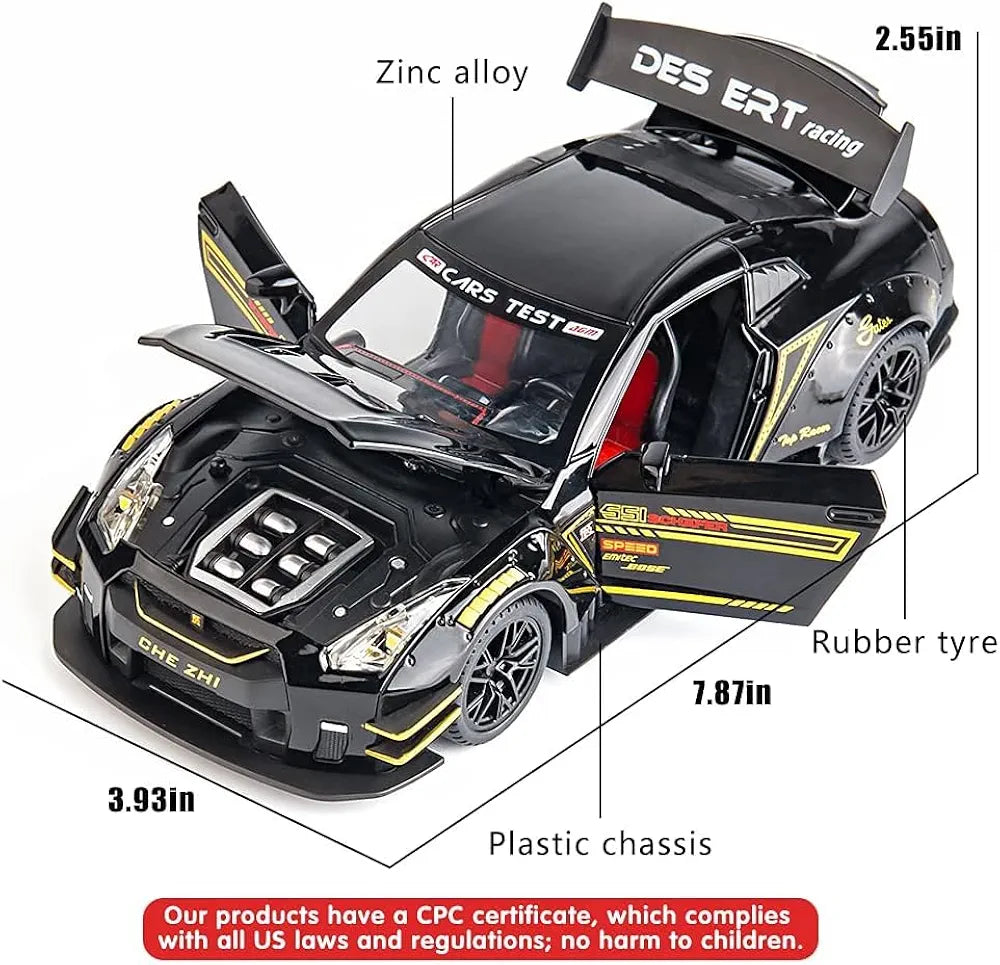 Nissan GT-R (R35) Die-Cast – 1:24 Sports Car Model