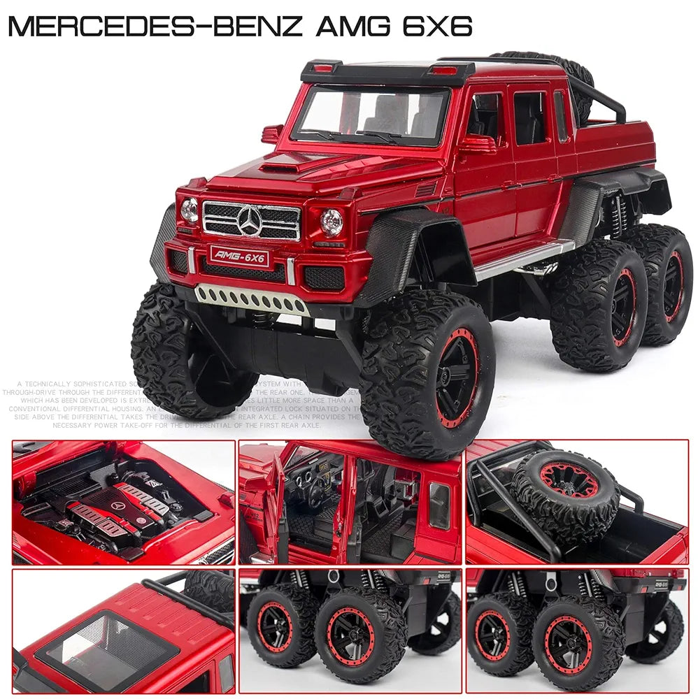 Mercedes-Benz G63 AMG 6x6 1:22 Die-Cast Scale Model
