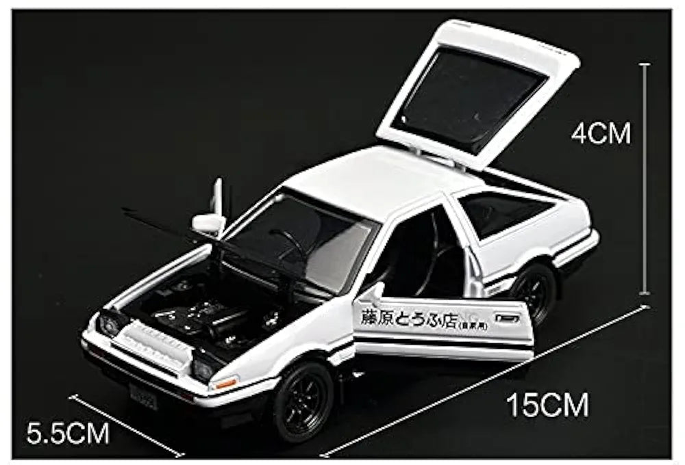 Toyota AE86 Trueno – 1:28 Die-Cast Model Car (Initial D Edition)
