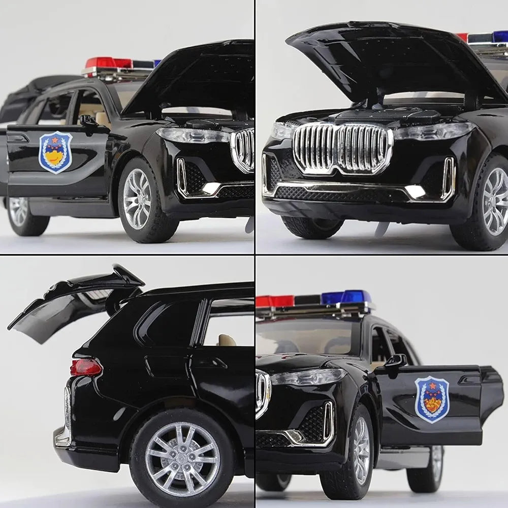 BMW X5 Police Car 1:32 Die-Cast Model