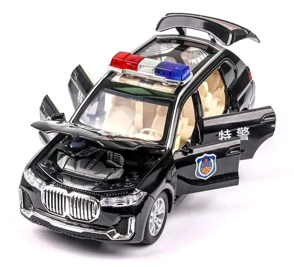 BMW X5 Police Car 1:32 Die-Cast Model